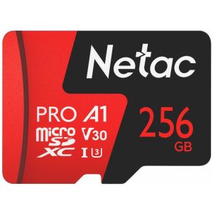NT02P500PRO-256G-S Карта памяти microSDXC, 256 ГБ, Class 10