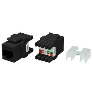 KJ8-8P8C-C5e-180-BK Вставка Keystone Jack RJ-45