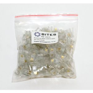US010A (100шт) Телефонный разъем 4P4C (RJ-11)