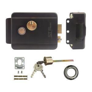 ST-EL-03 (черный) Замок электромеханический