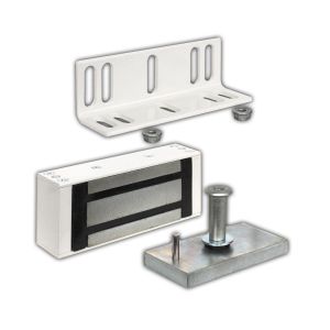 М1-150 с уголком (белый) Замок электромагнитный