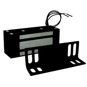 М1-400 с уголком (черный) Замок электромагнитный