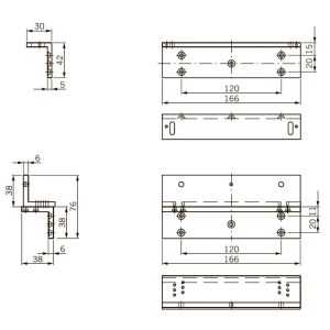 L+Z bracket set for EMC 400 AH Крепление