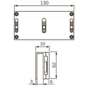 UBG-10/12 для EMC 400 AH U-образный кронштейн