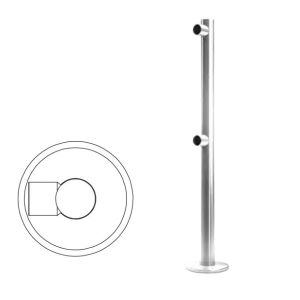 Стойка ограждения односторонняя Стойка ограждения с муфтами