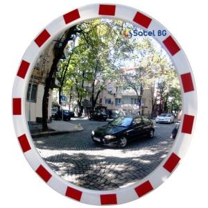 TR-50 Зеркало круглое уличное с отражающей окантовкой