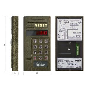 БВД-343F Блок вызова домофона