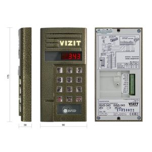 БВД-343FCPW Вызывная панель цветная
