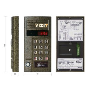 БВД-343RT Вызывная панель аудиодомофона