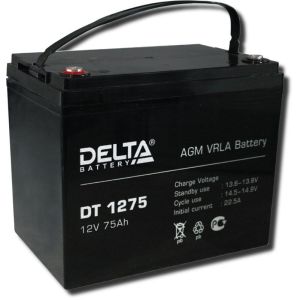 Delta DT 1275 Аккумулятор герметичный свинцово-кислотный
