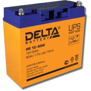Delta HR 12-80 W Аккумулятор герметичный свинцово-кислотный