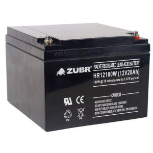 ZUBR HR 12100W (12V, 28Ah) Аккумулятор герметичный свинцово-кислотный
