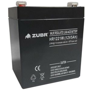 ZUBR HR 1221W (12V, 5Ah) Аккумулятор герметичный свинцово-кислотный