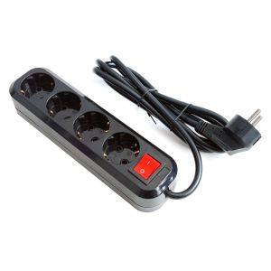 SP4B-318 Сетевой фильтр 4 розетки, 1,8м черный