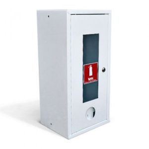 ШП-О-103НОБ Шкаф пожарный навесной со стеклом белый