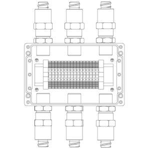 КВМК 1602 Коробка коммутационная взрывозащищенная