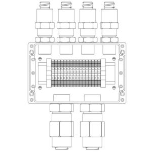 КВМК 1607 Коробка коммутационная взрывозащищенная