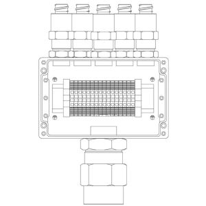 КВМК 1610 Коробка коммутационная взрывозащищенная