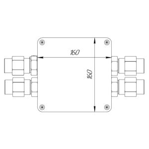 КВМК ГК 203 Коробка коммутационная взрывозащищенная