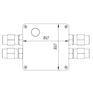 КВМК ГК 204 Коробка коммутационная взрывозащищенная