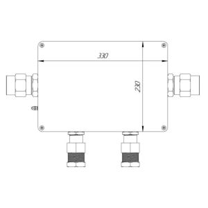 КВМК ГК 301 Коробка коммутационная взрывозащищенная