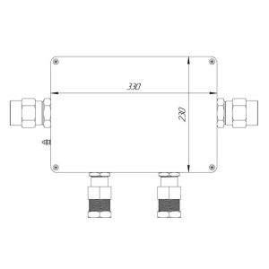 КВМК ГК 302 Коробка коммутационная взрывозащищенная