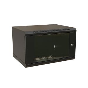 WR-TW-0645-GP-RAL9004 Шкаф телекоммуникационный 19" настенный 6U