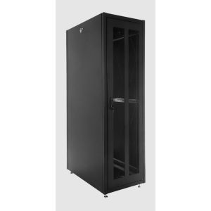 ШТК-Э-48.6.6-44АА-9005 Шкаф телекоммуникационный 19" напольный 48U