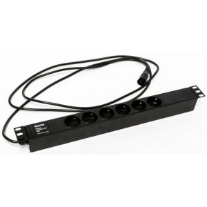 SHE19-6SH-2.5IEC Блок розеток 19"