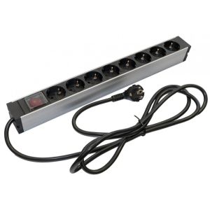 SHZ19-8SH-S-2.5EU Блок розеток 19"