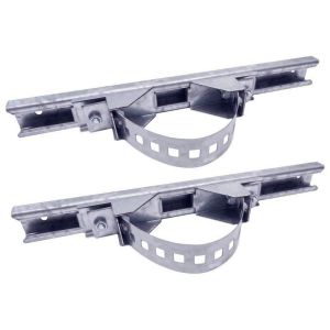 Крепление ТШ на опору Кронштейн столбовой