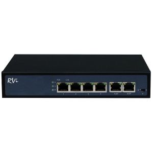 RVi-1NS04F-2T Коммутатор с питанием по PoE