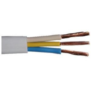 ШВВП 3х0,75 белый ГОСТ ККЗ Шнур соединительный с тремя жилами