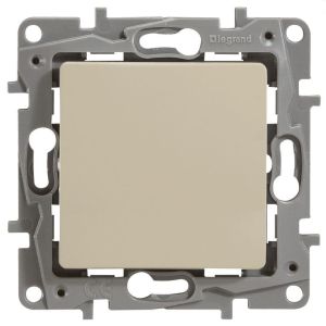 ETIKA переключатель 1-клавишный, скрытой установки, слоновая кость (672305) Переключатель