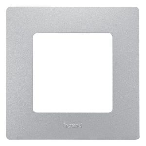 ETIKA рамка 1-местная, алюминий (672551) Рамка