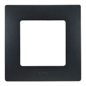 ETIKA рамка 1-местная, антрацит (672581) Рамка