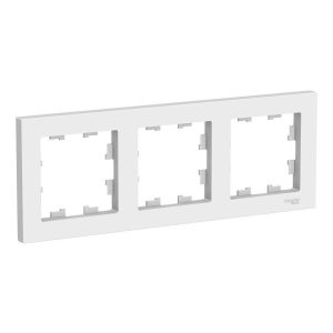 AtlasDesign рамка 3-местная универсальная, белый (ATN000103) Рамка