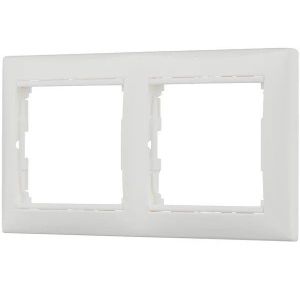 Valena рамка 2-местная, белый (774452) Рамка