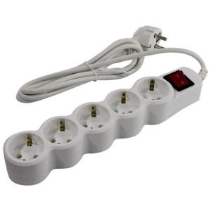 SP5W-230 Сетевой фильтр 5 розеток, 3м, белый