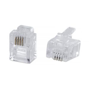 6P4C (100 шт) (7012c) Разъем RJ-11