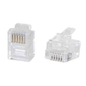 6P6C (100 шт) (7126c) Разъем RJ-12