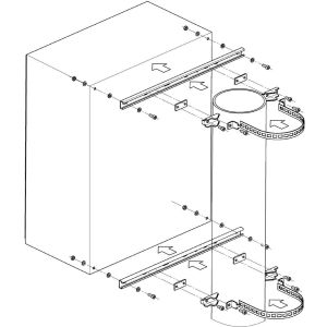 Крепление для ТШ на опору исп.2 Кронштейн столбовой