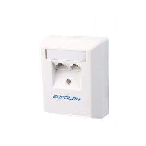 12D-U5-02WT Розетка настенная