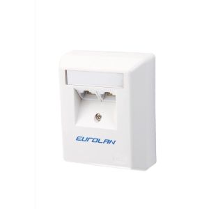 12D-U6-02WT Розетка настенная