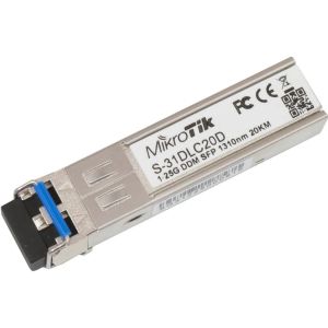 Модуль Mikrotik SFP оптический, 1.25G, дальность до 20км, 1310нм