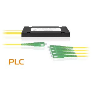 Делитель оптический планарный PLC-1x4, корпус, разъемы SC/APC