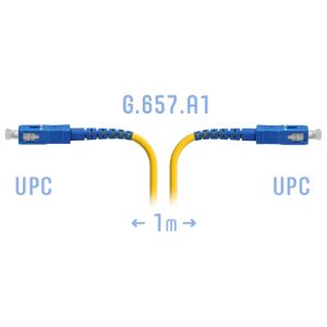 Патчкорд оптический SC/UPC SM G.657.A1 1 метр