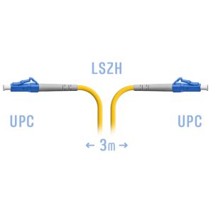 Патчкорд оптический LC/UPC SM 3 метра