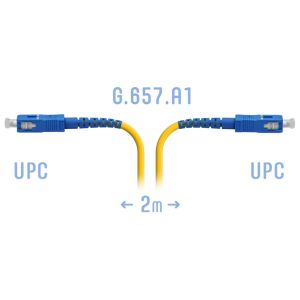 Патчкорд оптический SC/UPC SM G.657.A1 2 метра