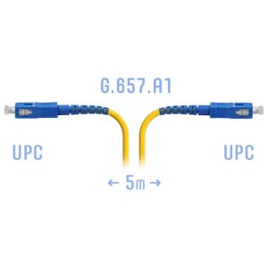 Патчкорд оптический SC/UPC SM G.657.A1 5 метров